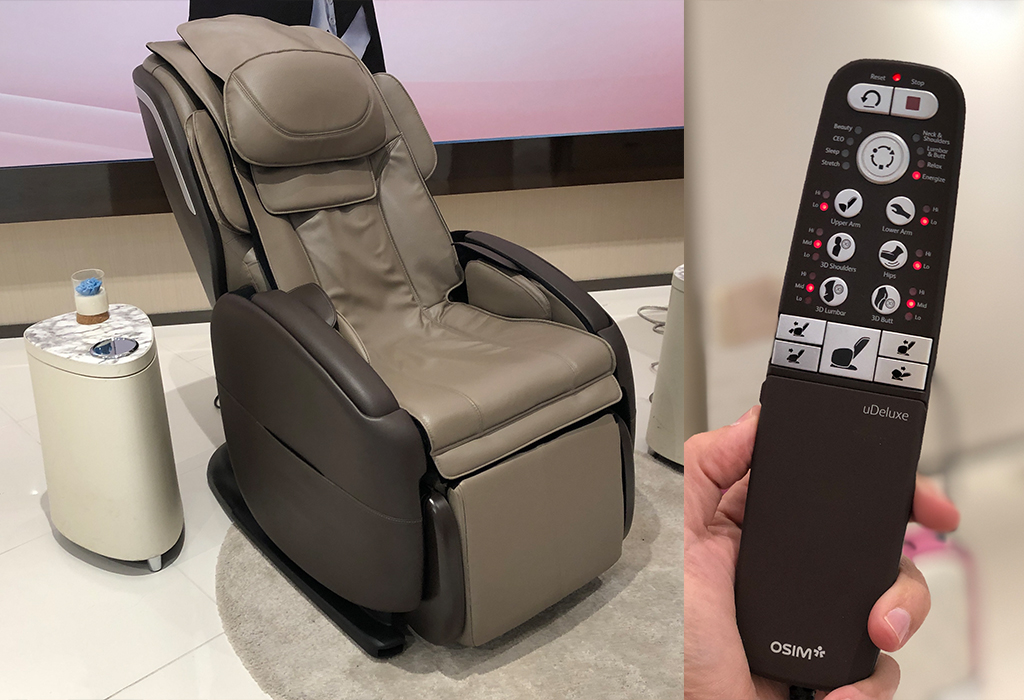 Fauteuil de massage uDeluxe d’OSIM