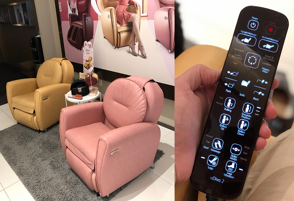 Fauteuil de massage intelligent uDiva 2