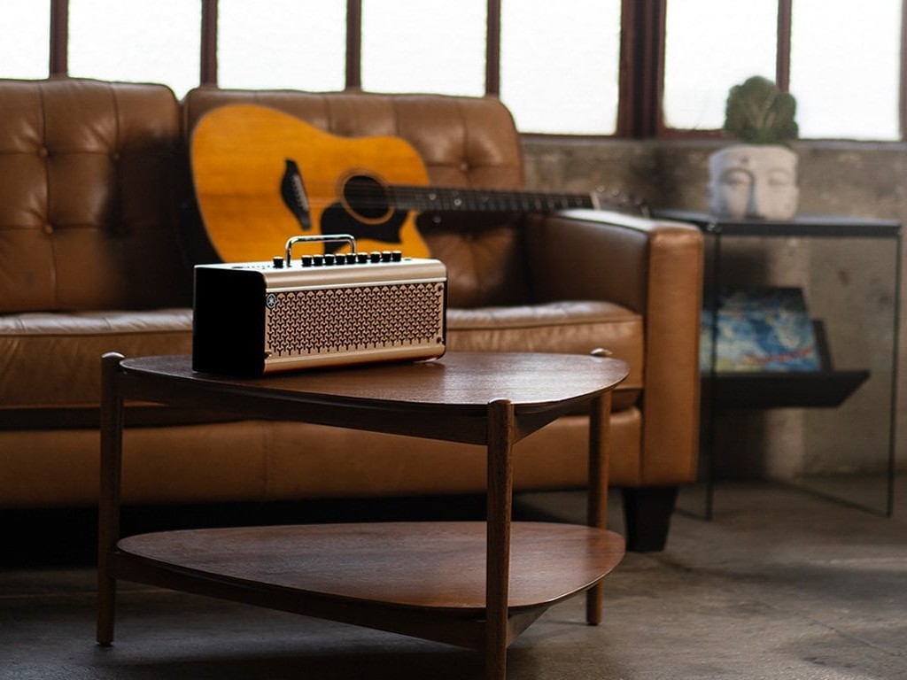 Yamaha amp at NAMM