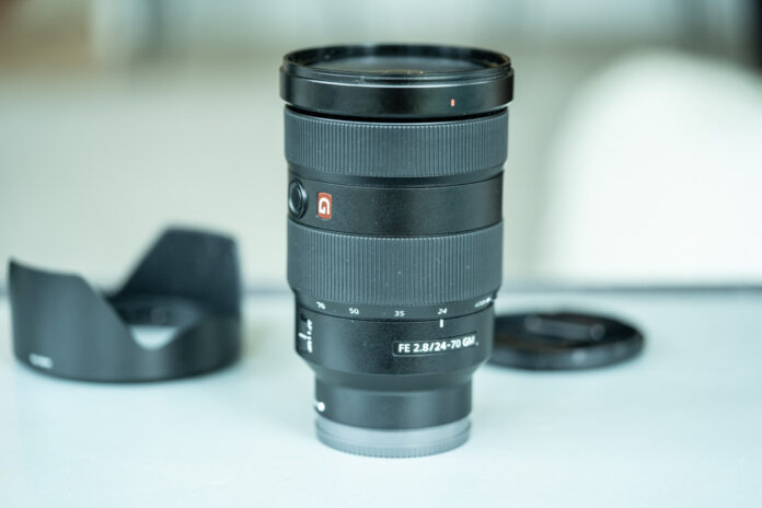 A photo of the Sony FE 24-70mm f/2.8 GM lens