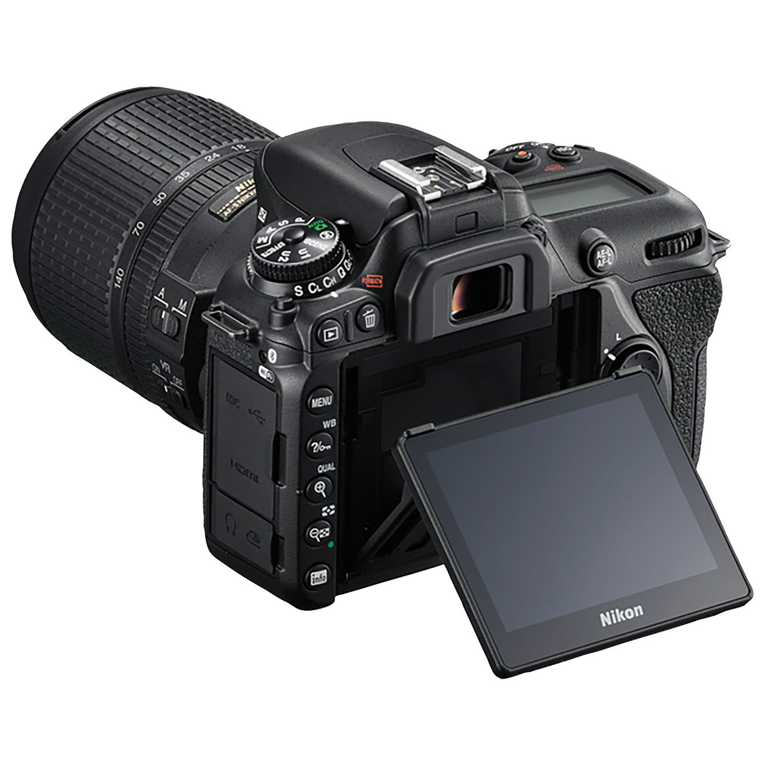 NIKON D7500 DSLR appareil photo avec ensemble d'objectifs 18-140mm ED VR