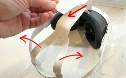 Ajustement des sangles du casque Meta Quest 3