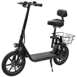 Trottinette électrique avec siège de DeLorean