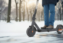Hiboy electric scooter with feet